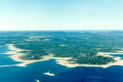 Aerial view of the W5KFT Ranch Station